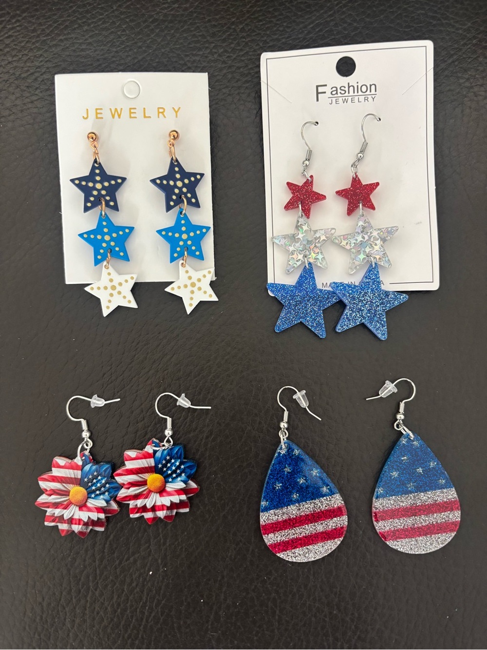 Patriotic Dangle Earrings - Pick 1 (Buy Now)